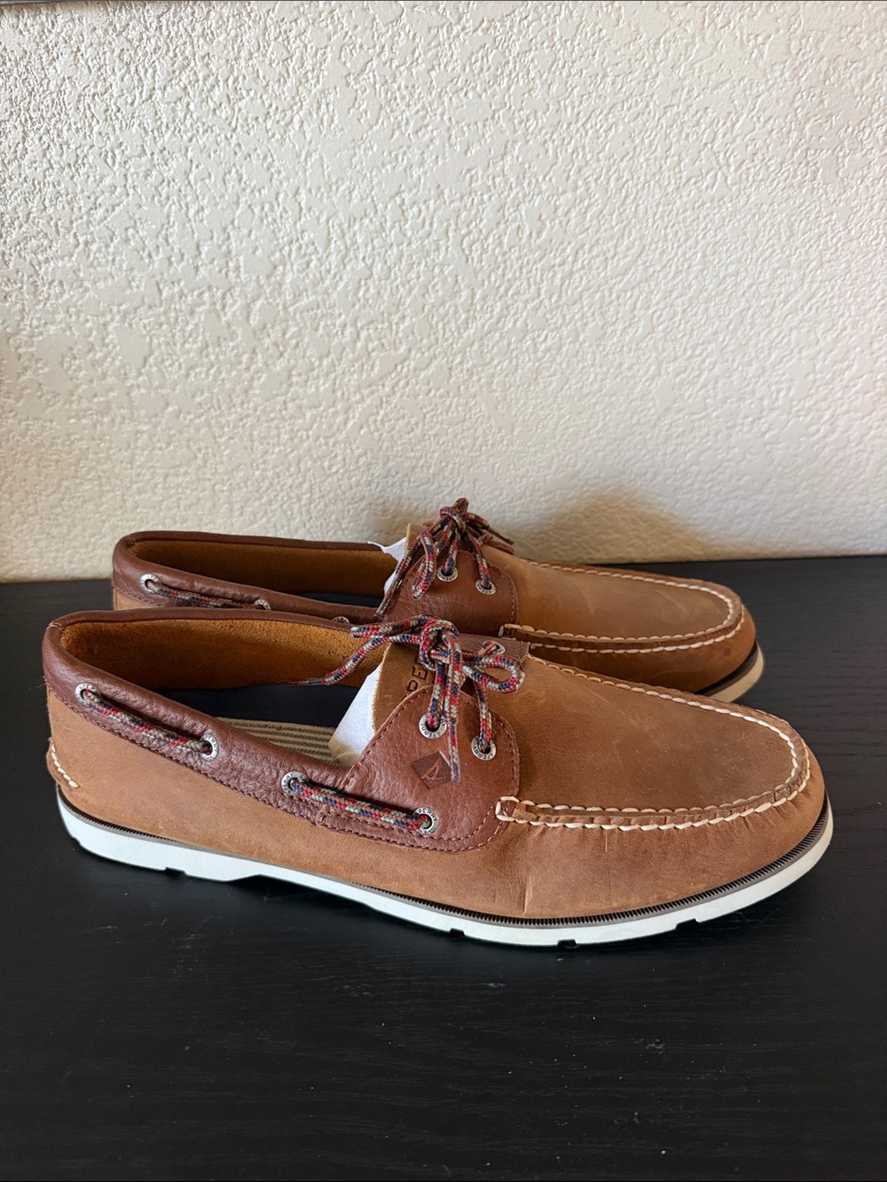 Sperry Brown Tan Leeward Boat Shoes - Picture 5 of 11